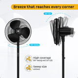 Atomberg Renesa Pedestal Black